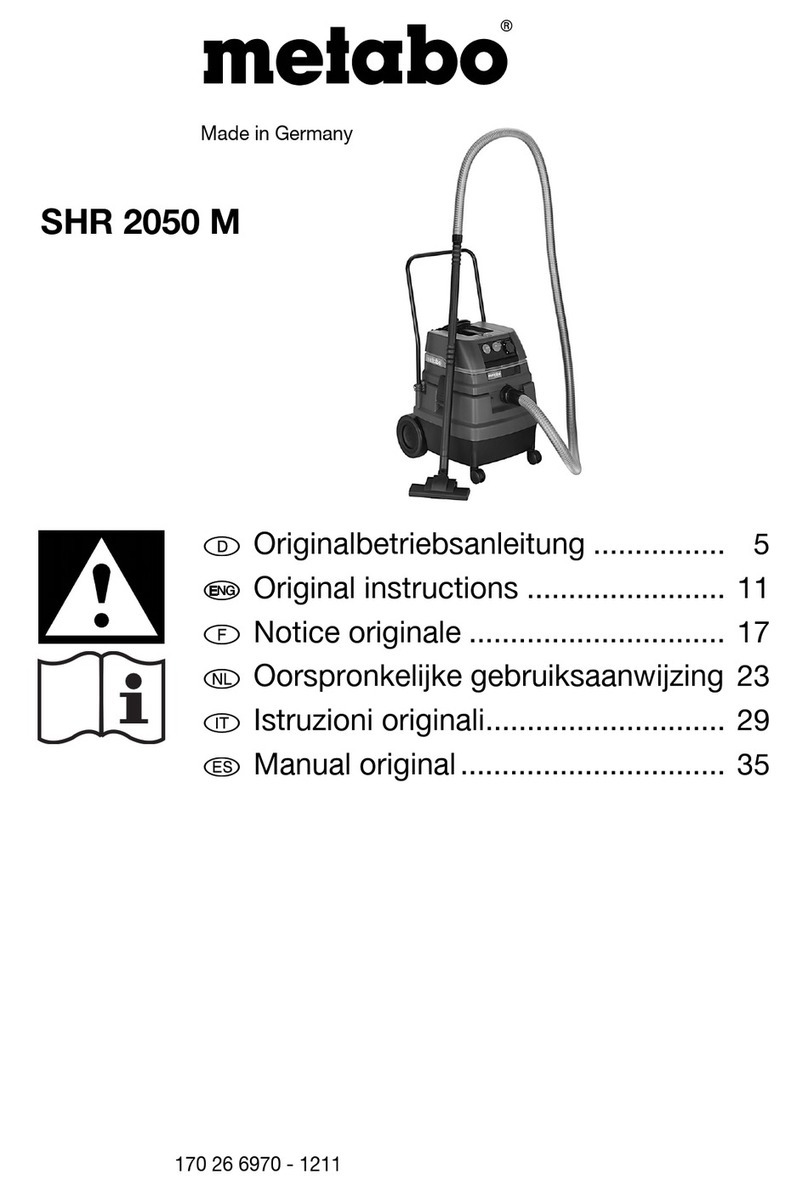 Metabo SHR 2050 M User manual