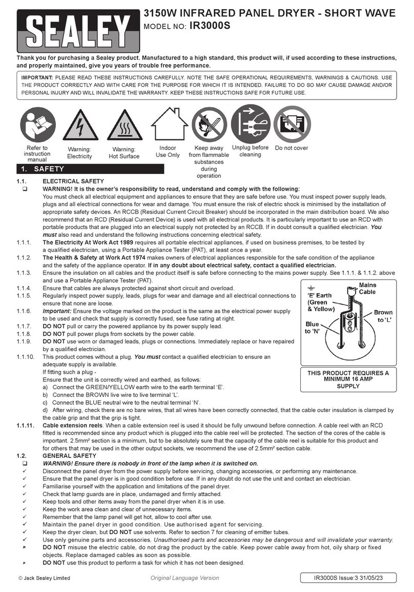 Sealey IR3000S manual
