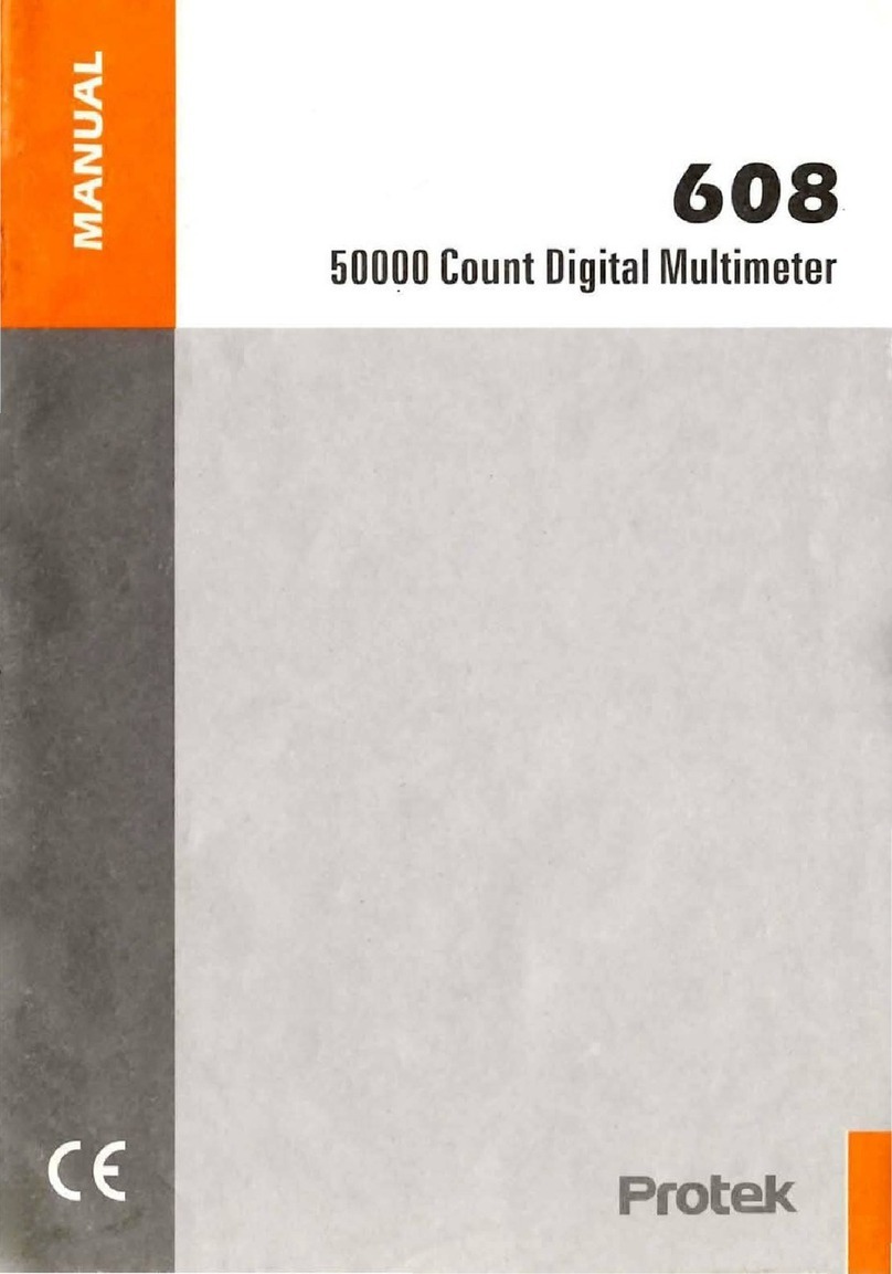 PRO-TEK 608 User manual