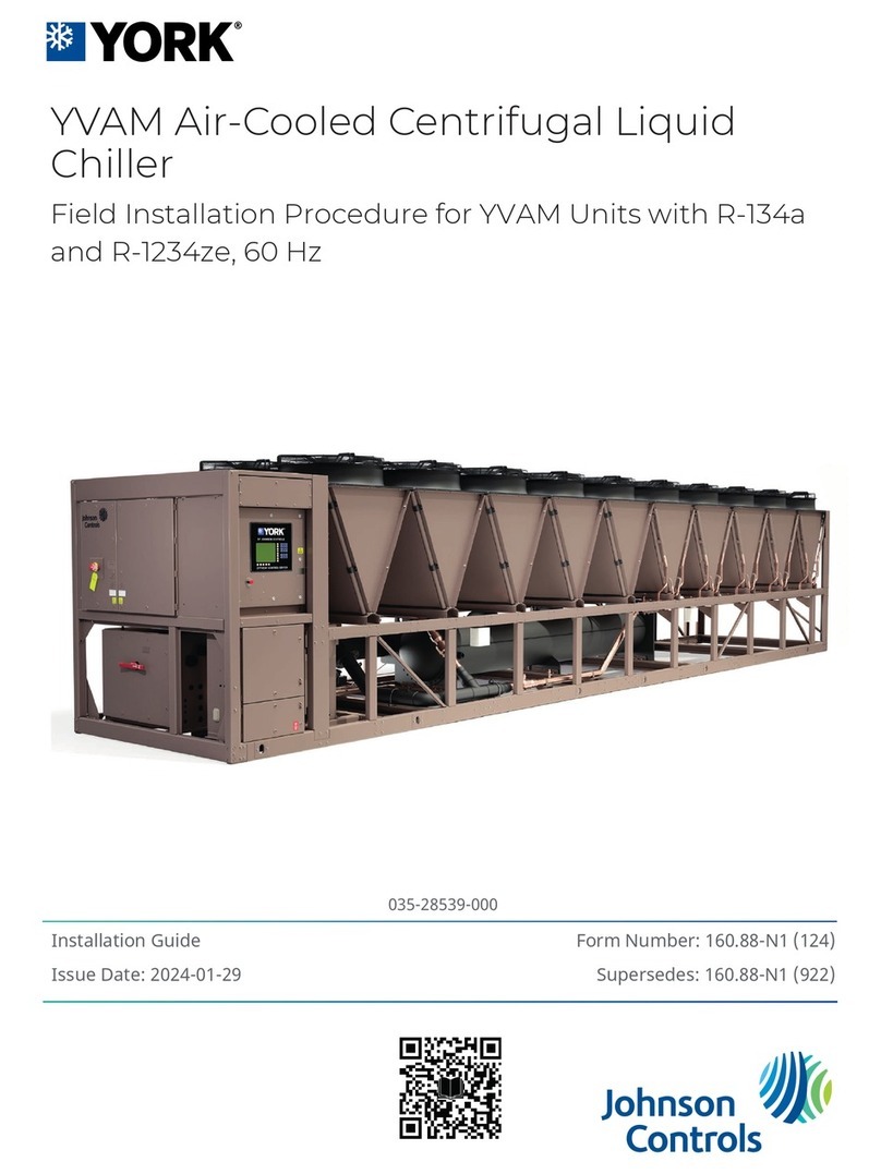 York YVAM Operating and maintenance manual