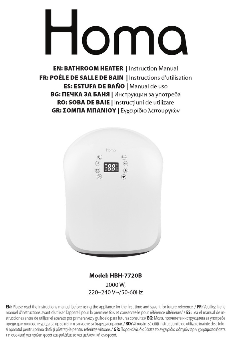 Homa HBH-7720B instruction manual
