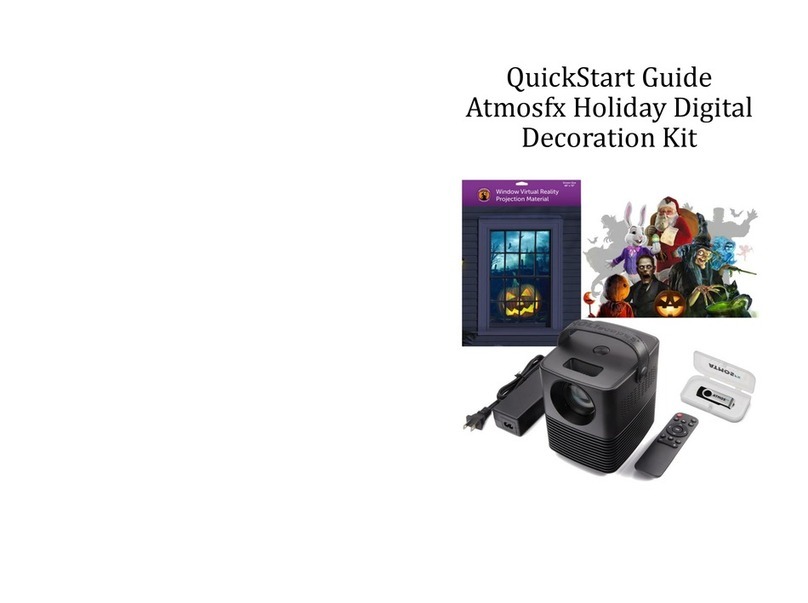 AtmosFX Holiday Digital Decoration Kit quick start guide