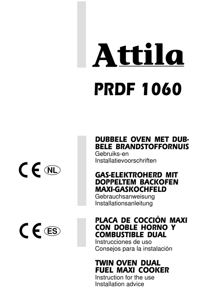Attila PRDF 1060 Instruction for the use - installation advice