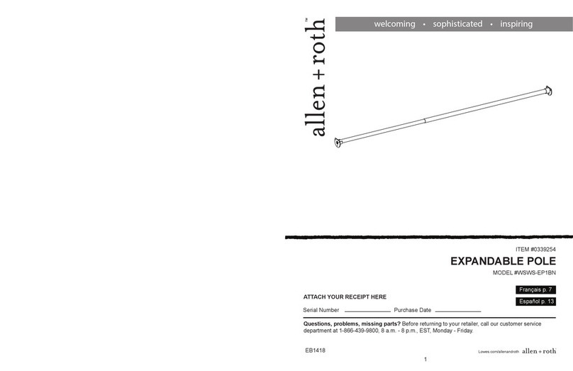 Allen + Roth WSWS-EP1BN User manual Allen + Roth WSWS-EP1BN User manual