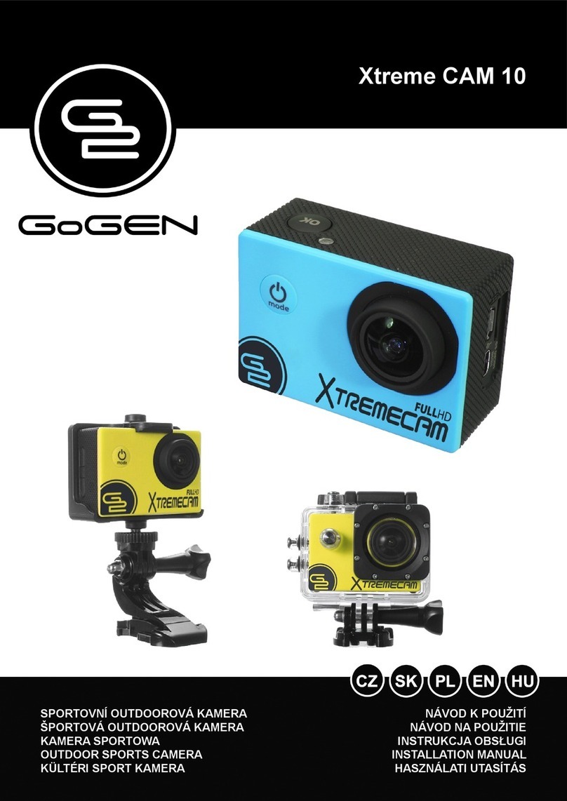 Gogen Xtreme CAM 10 User manual