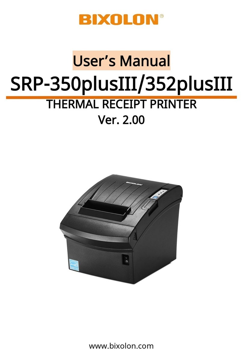 BIXOLON SRP-350plusIII SRP-352plusIII User manual