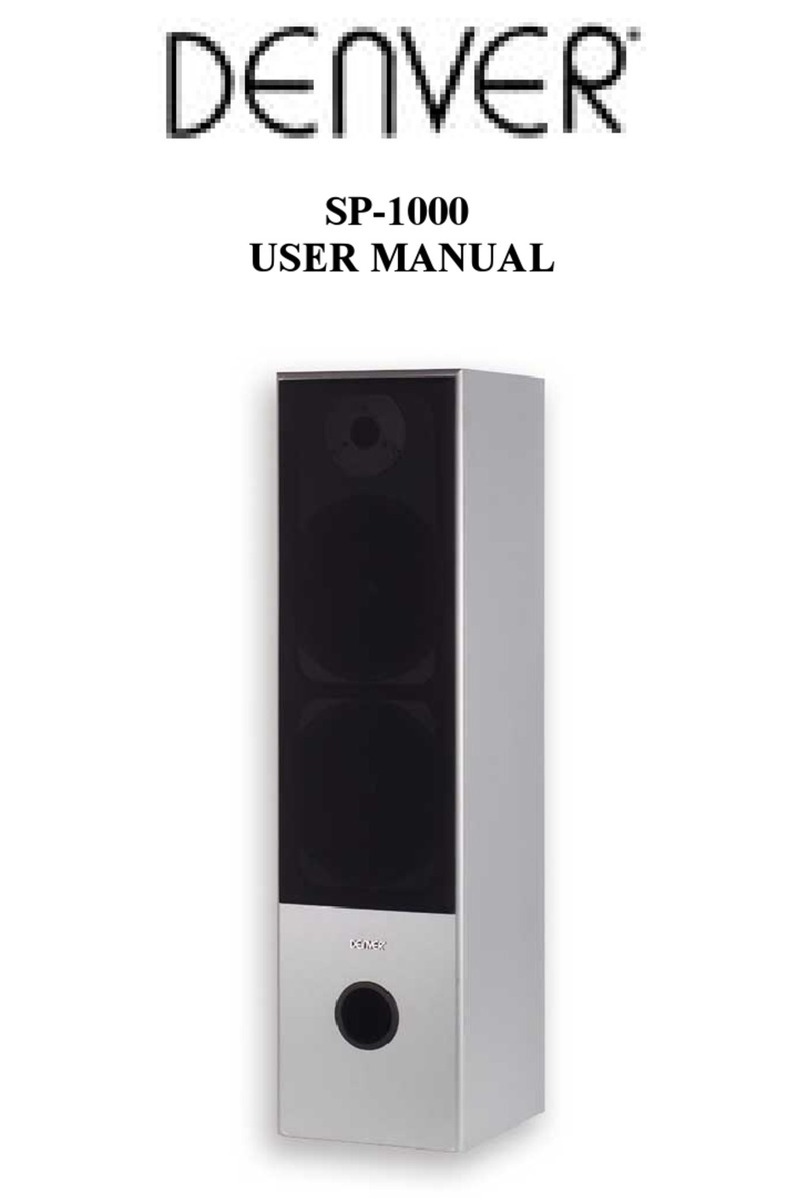 Denver SP-1000 user manual