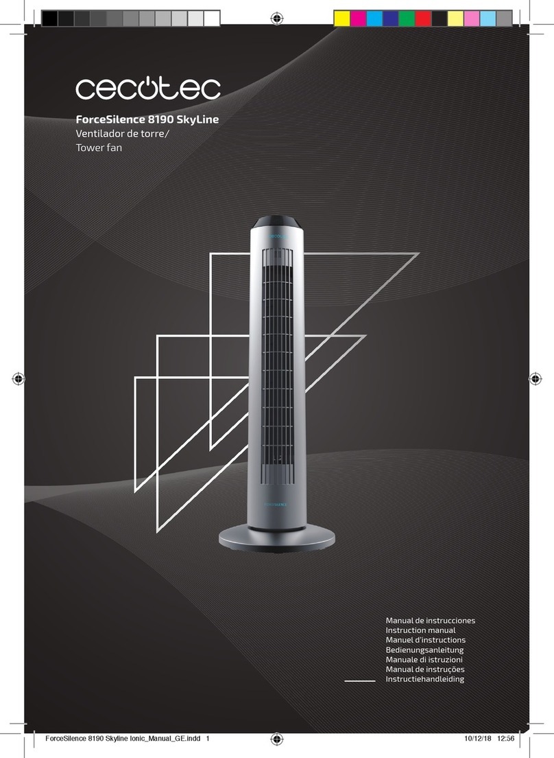 cecotec ForceSilence 8190 SkyLine User manual