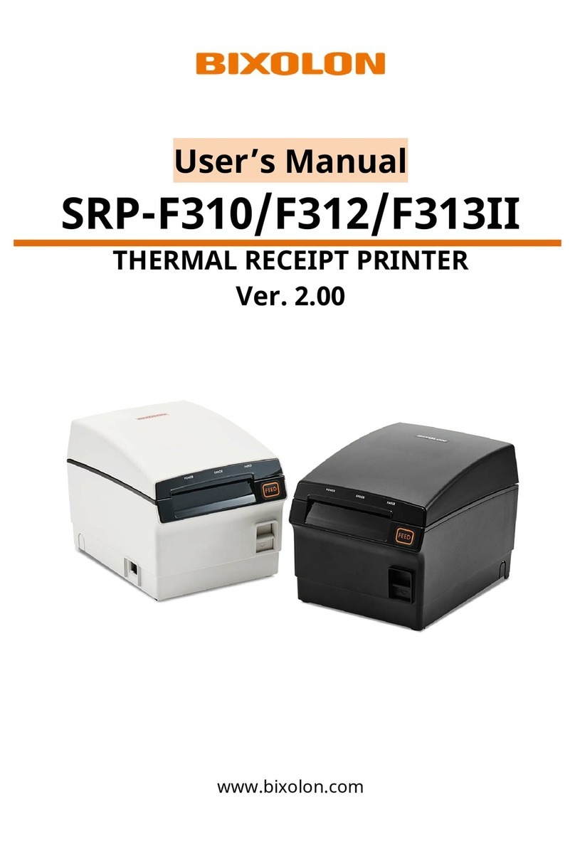 BIXOLON SRP-F310II User manual