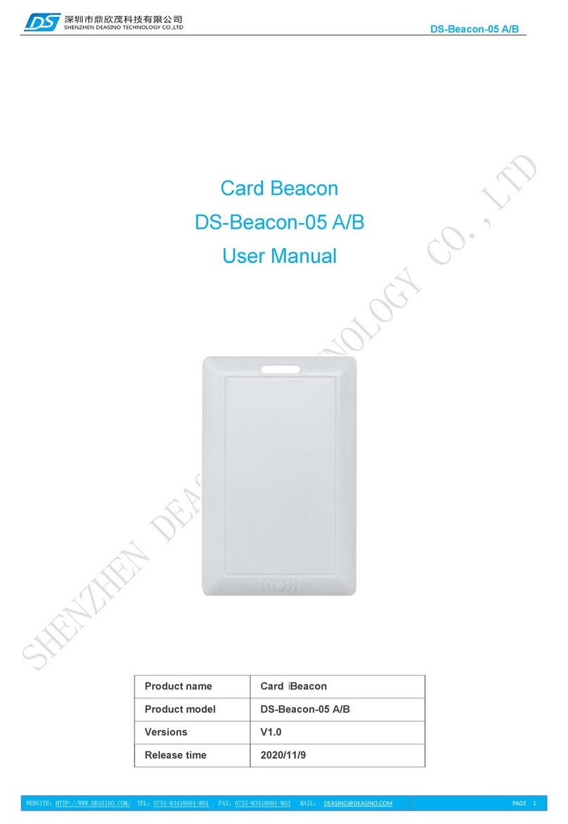 DEASINO TECHNOLOGY DS-Beacon-05A user manual
