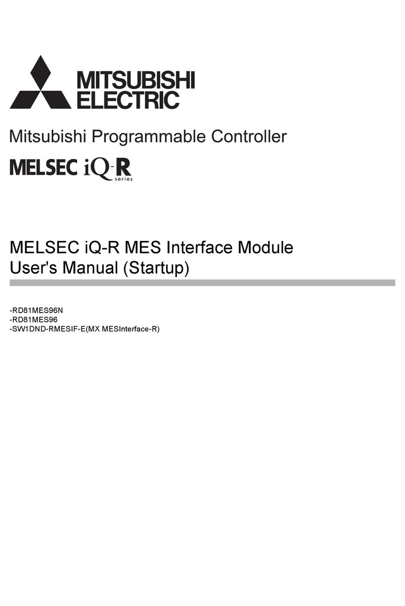 Mitsubishi Electric MELSEC iQ-R MES Series User manual