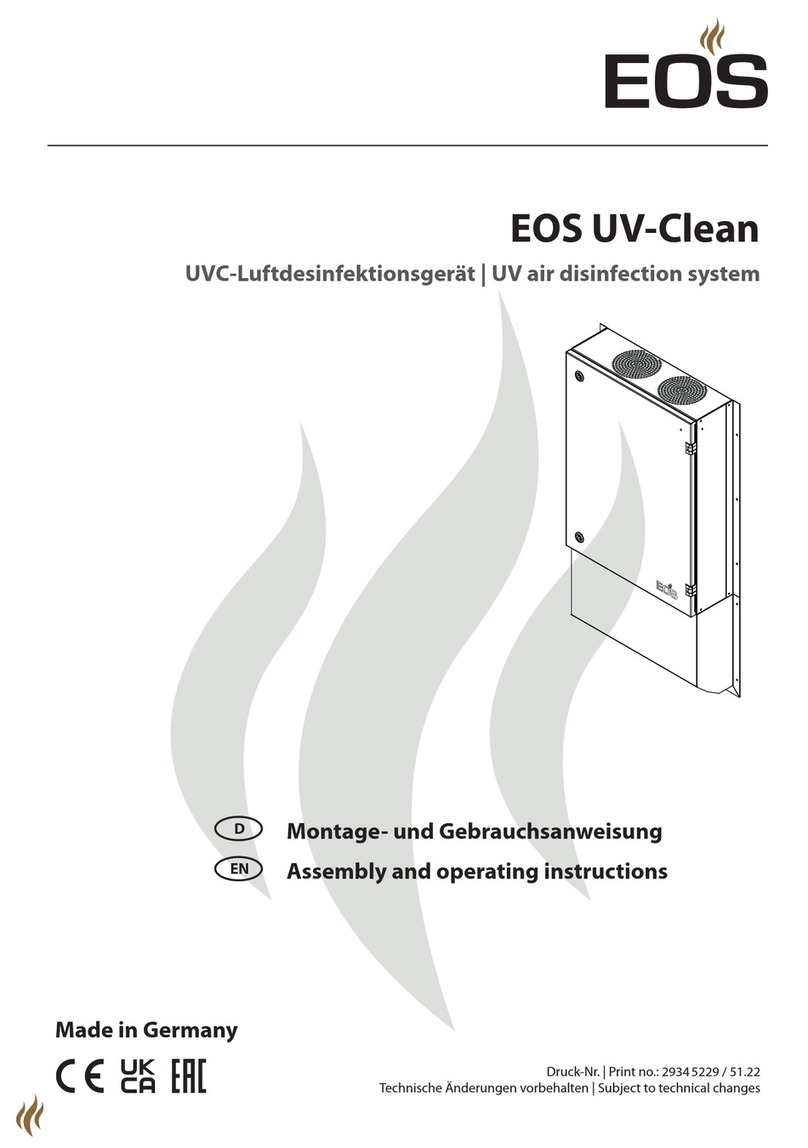 EOS UV-Clean 94773400 Assembly and operating instructions