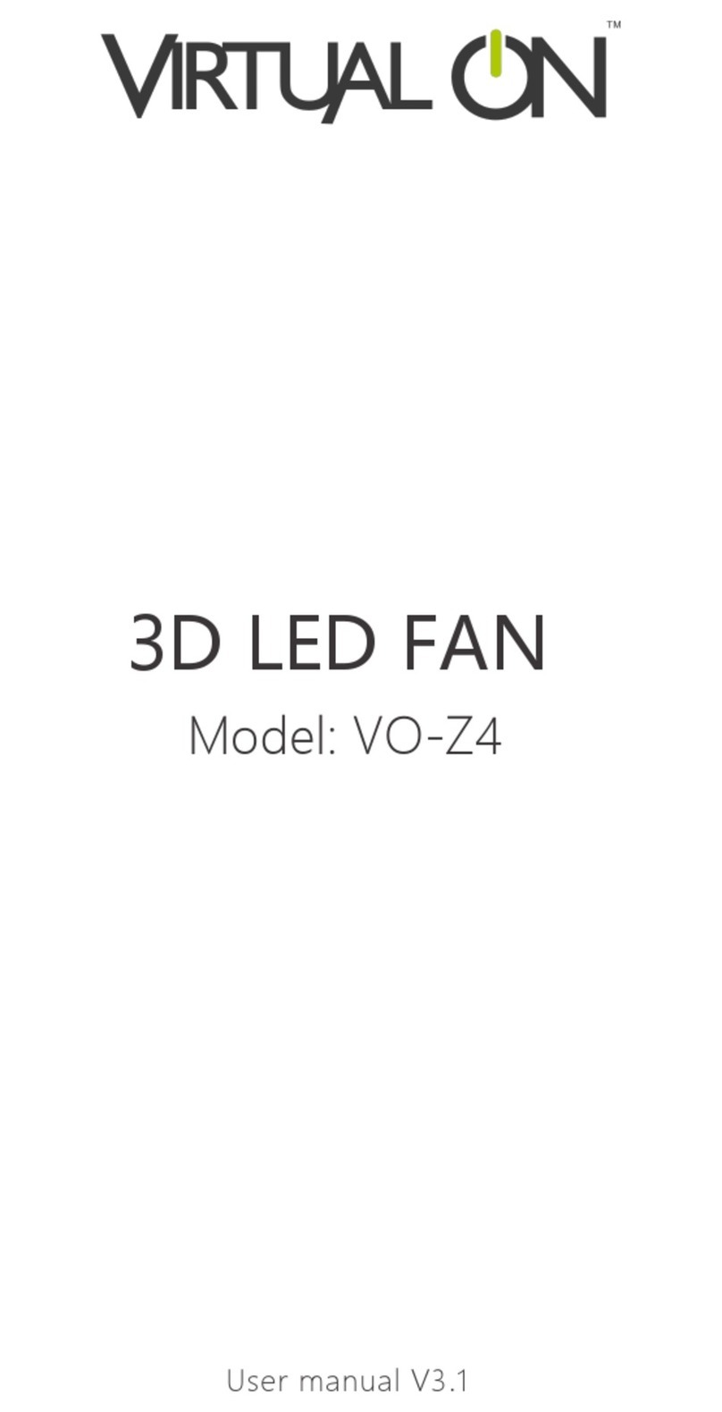 VIRTUAL ON VO-Z4 user manual