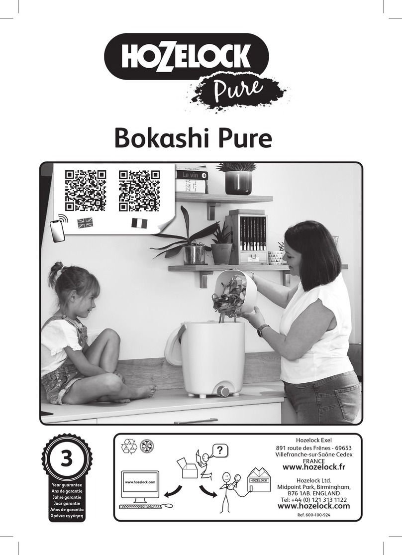 Hozelock Bokashi Pure User manual Hozelock Bokashi Pure User manual
