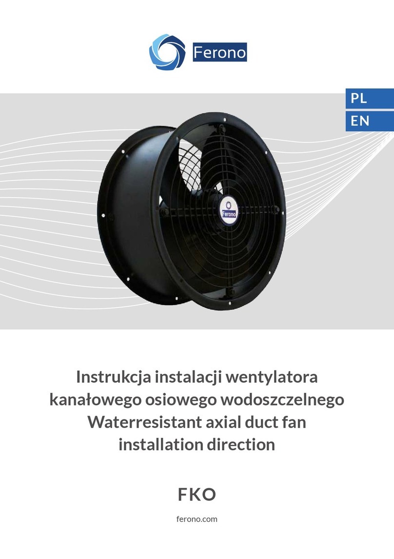 Ferono FKO200 Installation directions