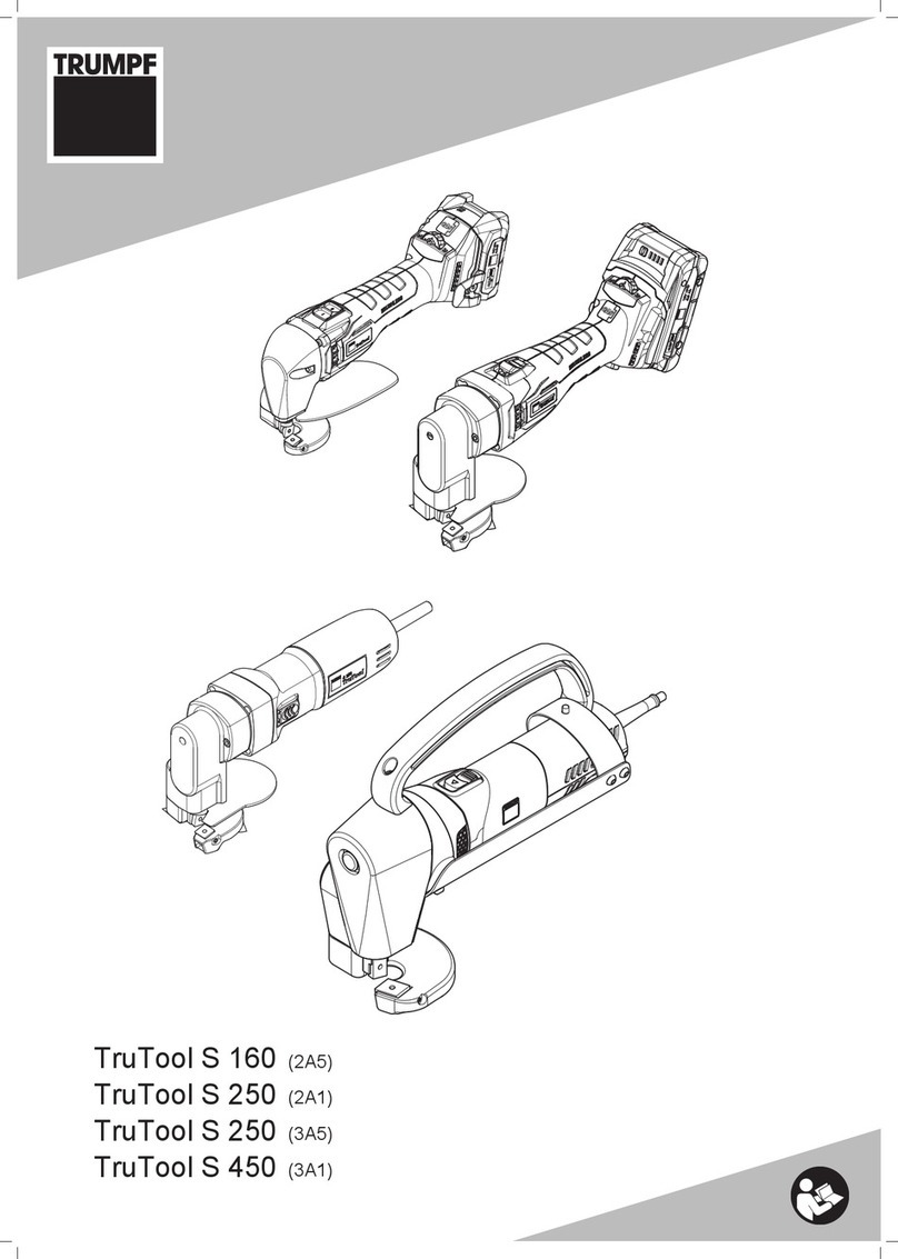 Trumpf TruTool S 160 manual
