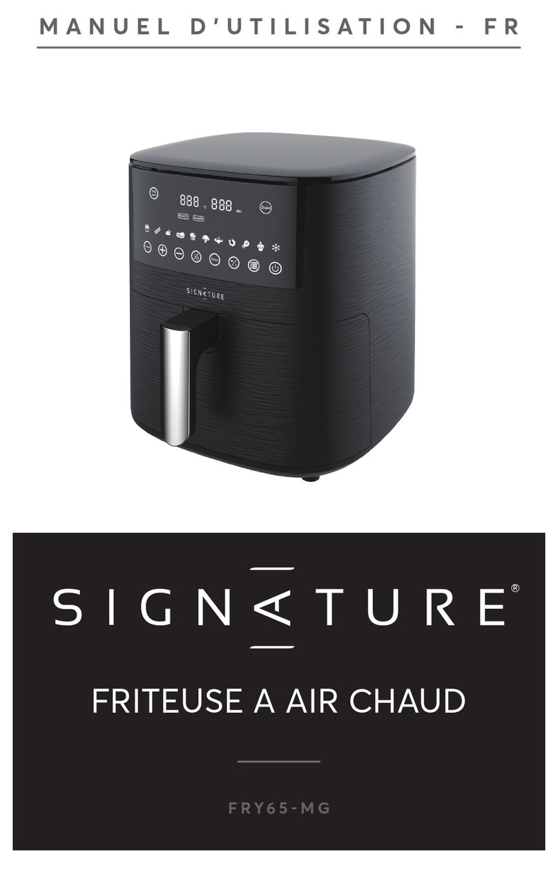 Signature FRY65-MG user manual