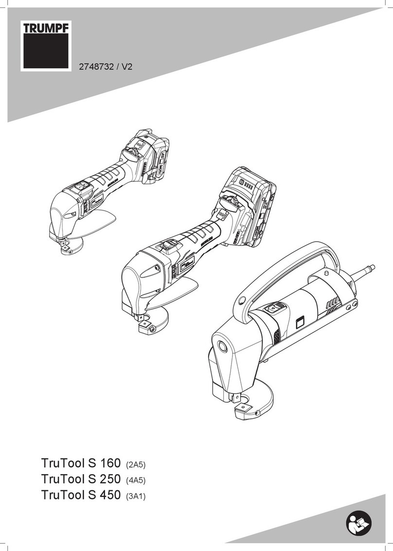 Trumpf TruTool S 160 manual