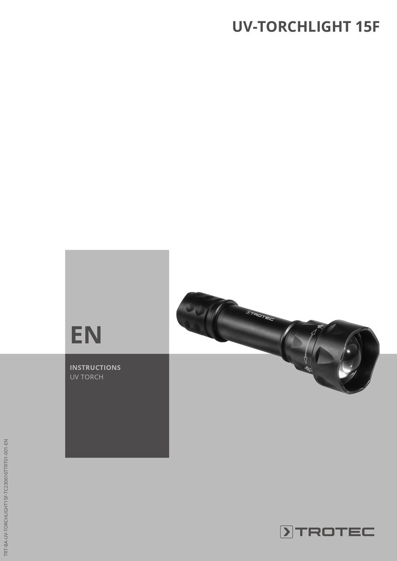 Trotec UV-TorchLight 15F User manual