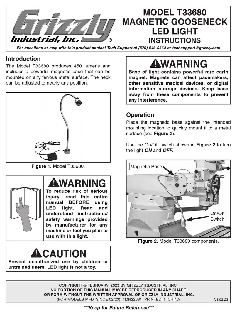Grizzly T33680 instructions