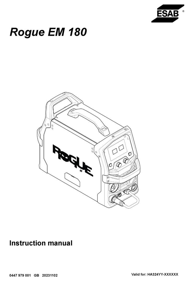 ESAB Rogue EM 180 User manual