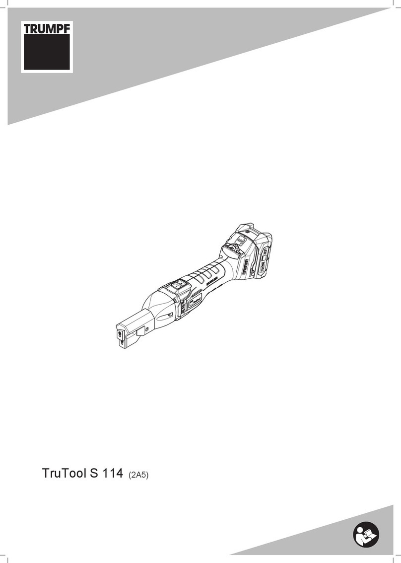 Trumpf TruTool S 114 User manual
