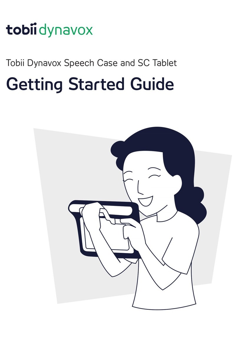 Tobii Dynavox SC Tablet Getting started guide