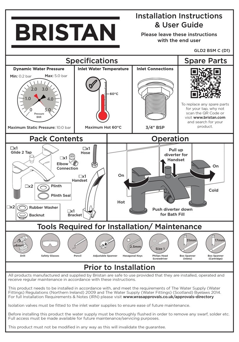Bristan GLD2 BSM C Wiring diagram