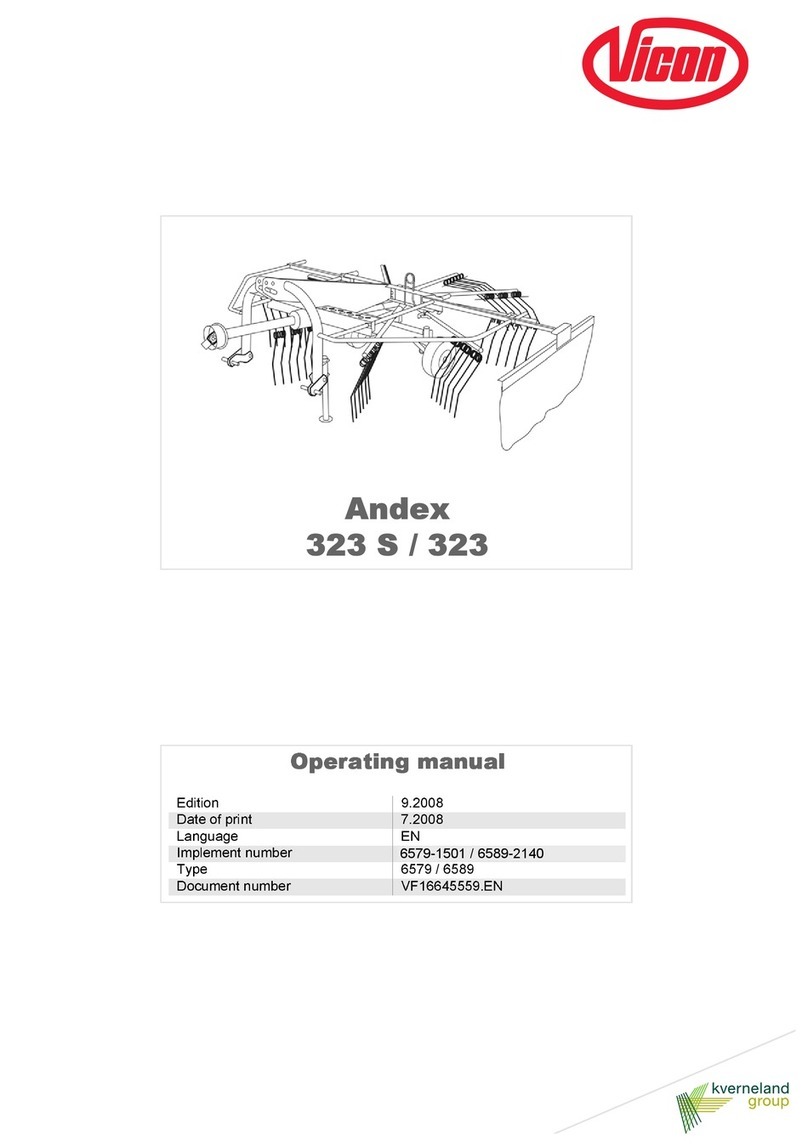 Vicon Andex 323 S User manual