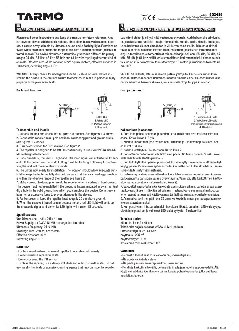 Tarmo 602456 manual