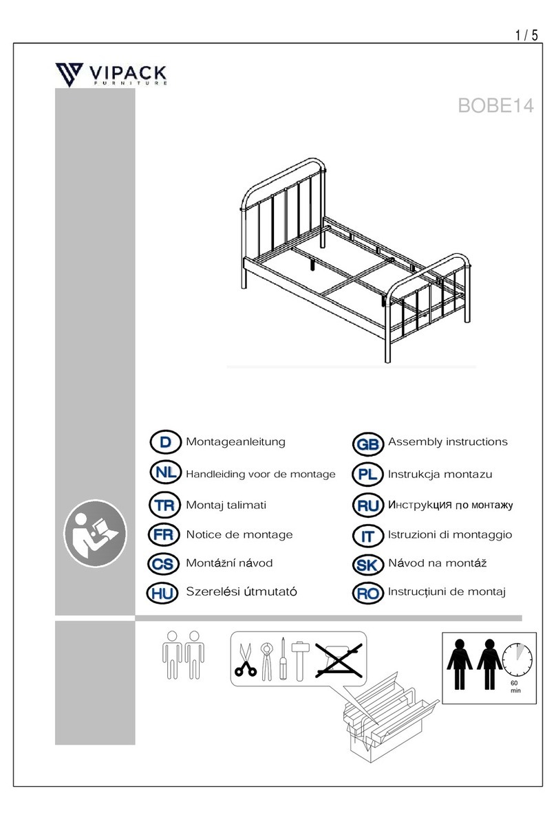 VIPACK BOBE14 Assembly instructions