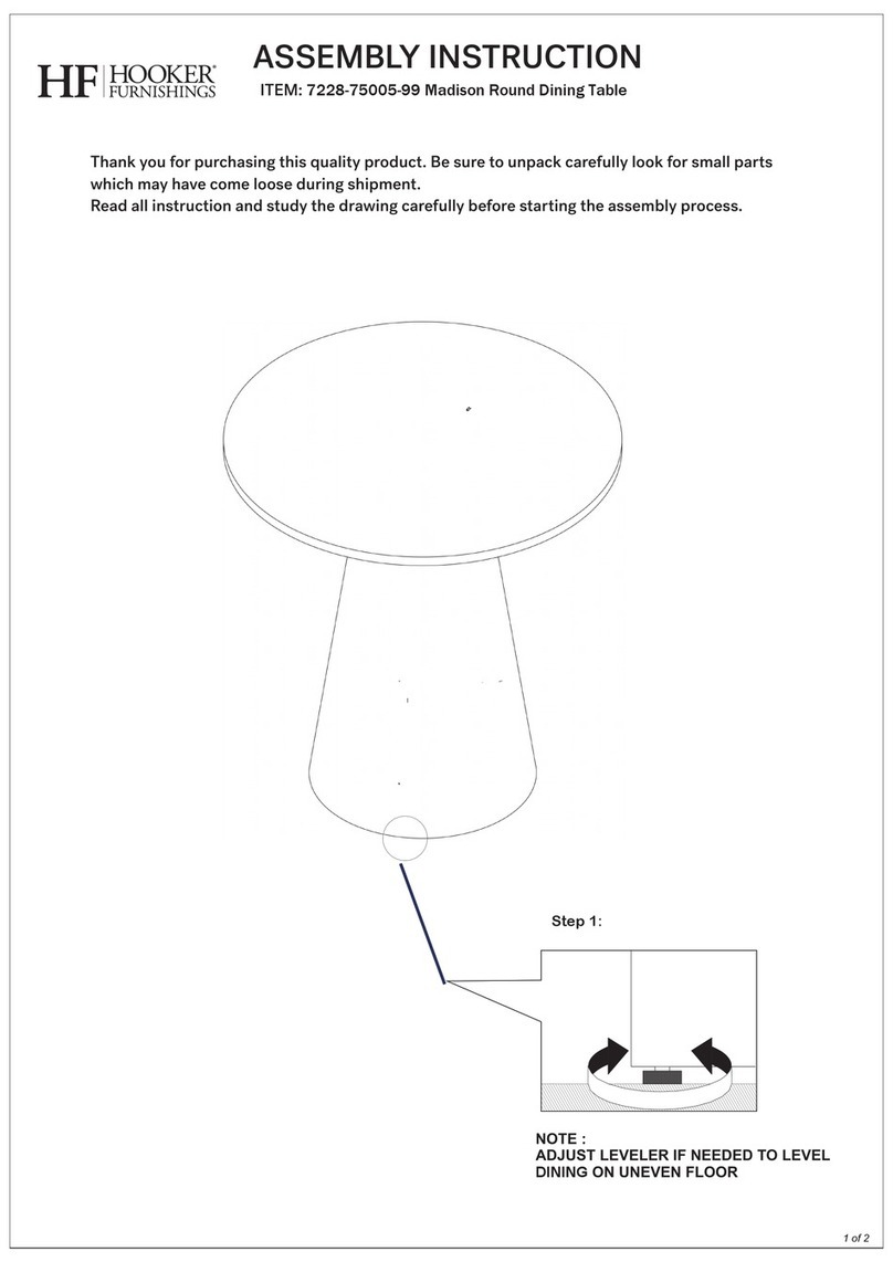 HF Madison 7228-75005-99 Assembly instruction