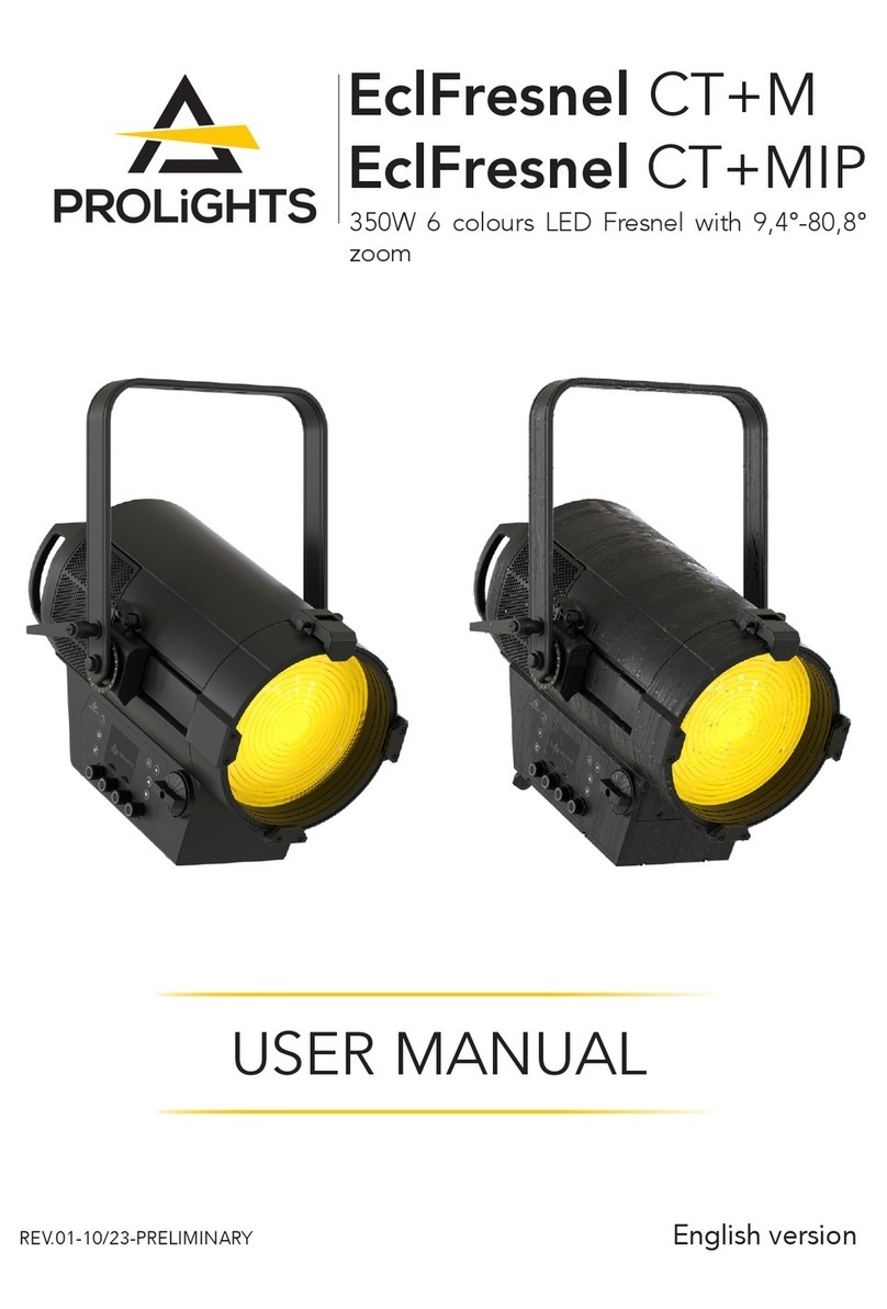 ProLights EclFresnel CT+M user manual