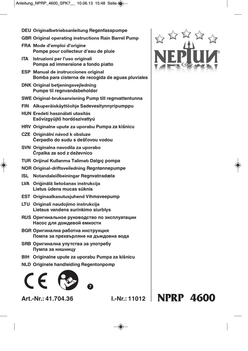 Neptun NPRP 4600 Original operating instructions