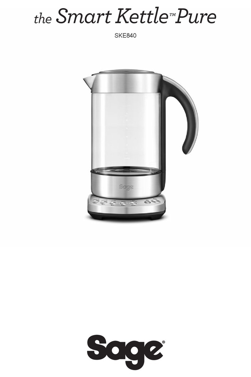 Sage the Smart Kettle Pure SKE840 manual