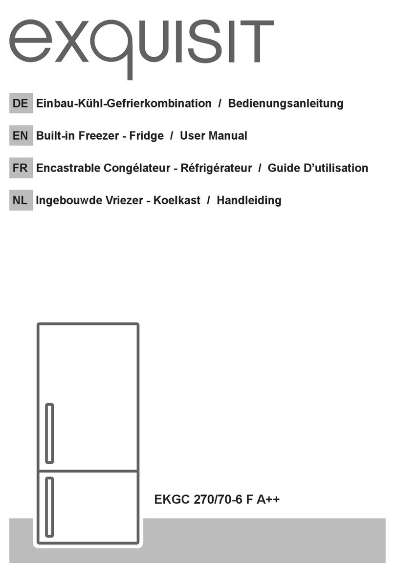 Exquisit EKGC 270/70-6 F A++ User manual