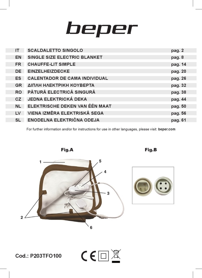 Beper P203TFO100 User instructions