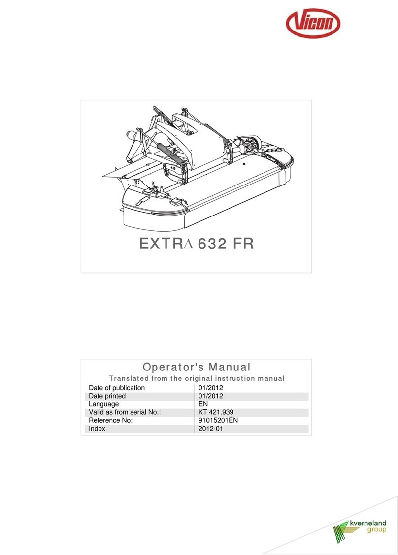 Vicon EXTRA 632 FR User manual