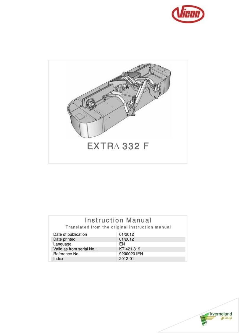 Vicon EXTRA 332 F instruction manual