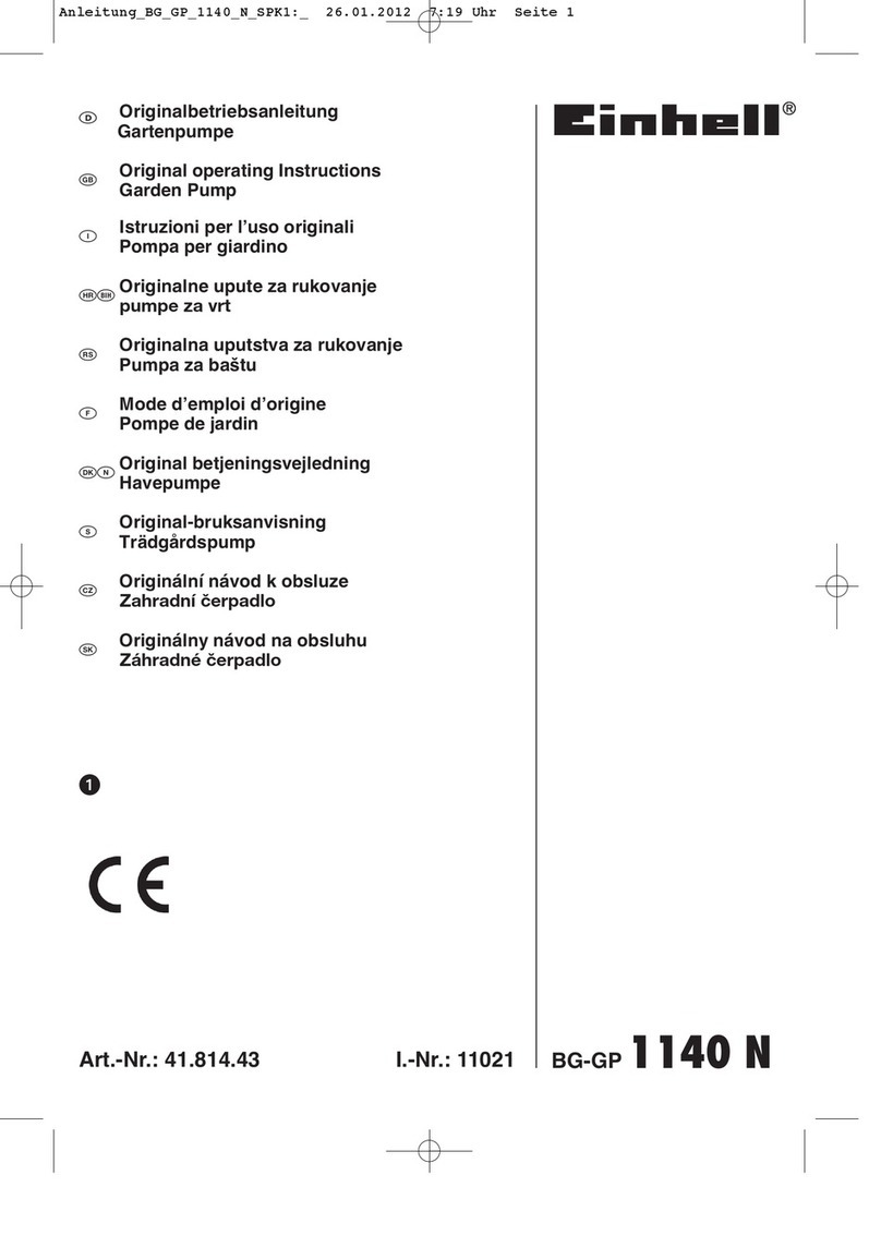 EINHELL BG-GP 1140 N Original operating instructions EINHELL BG-GP 1140 N Original operating instructions