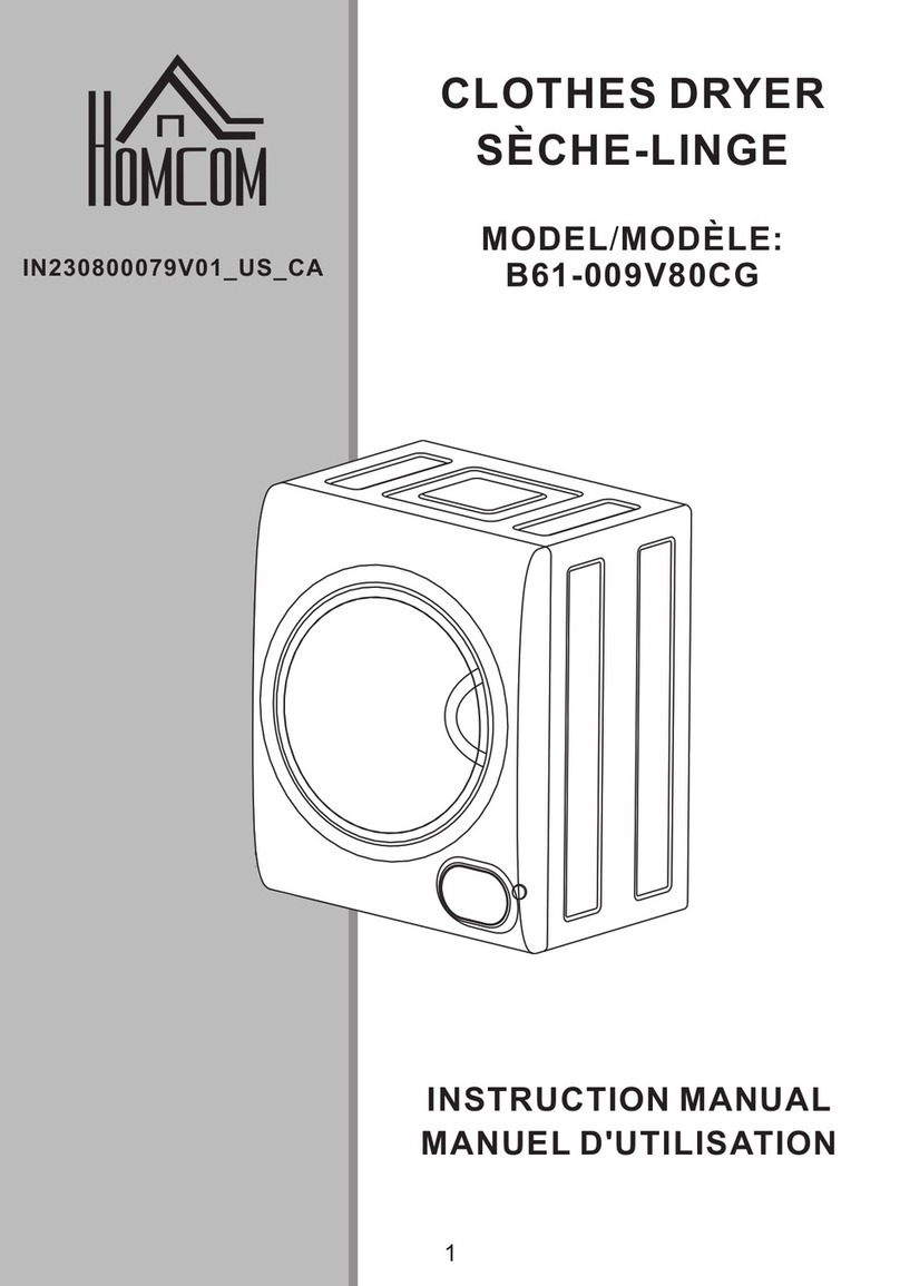 HOMCOM B61-009V80CG manual