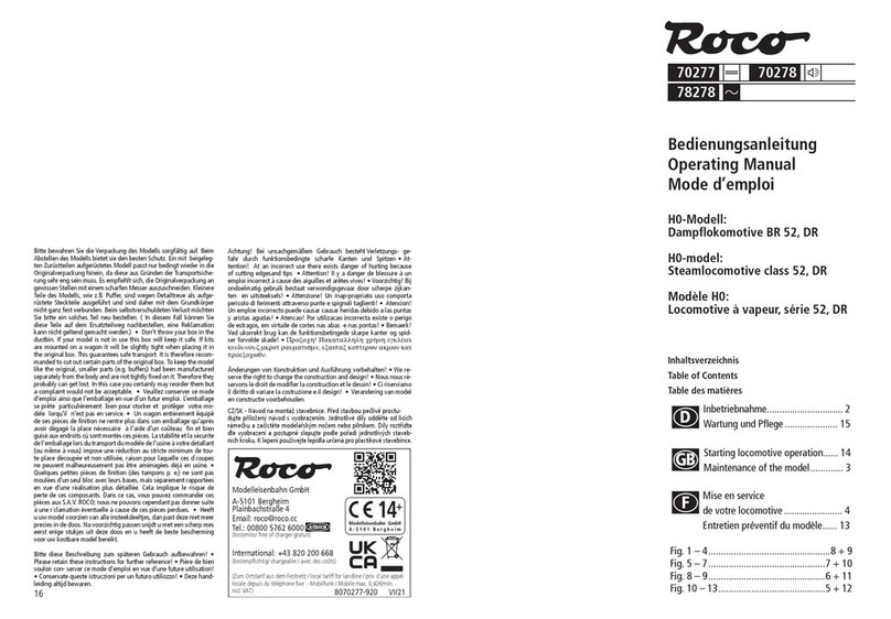 roco 70277 operating manual