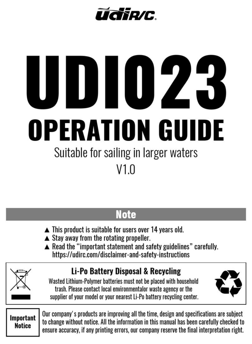 UDI R/C UDI023 Operation guide