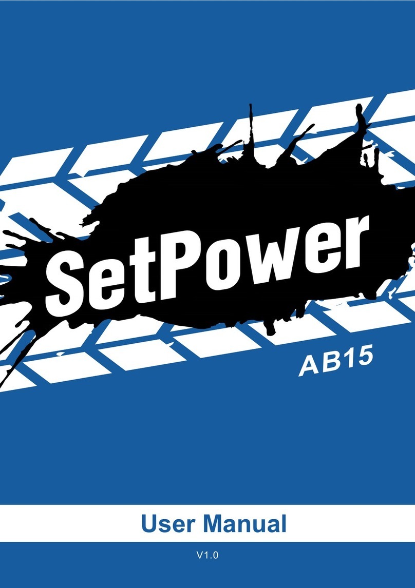 SetPower AB15 user manual