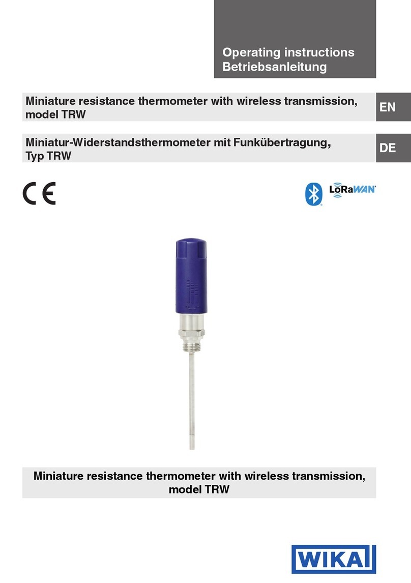 WIKA TRW User manual