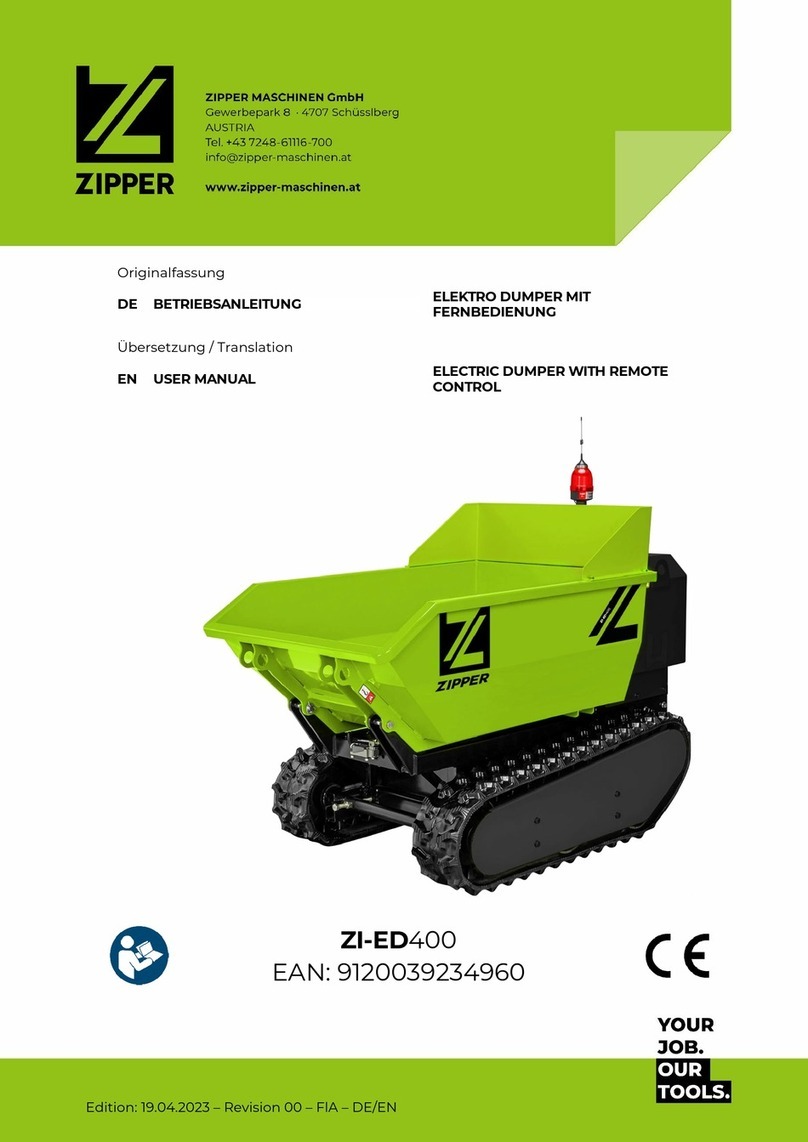 Zipper Mowers ZI-ED400 user manual