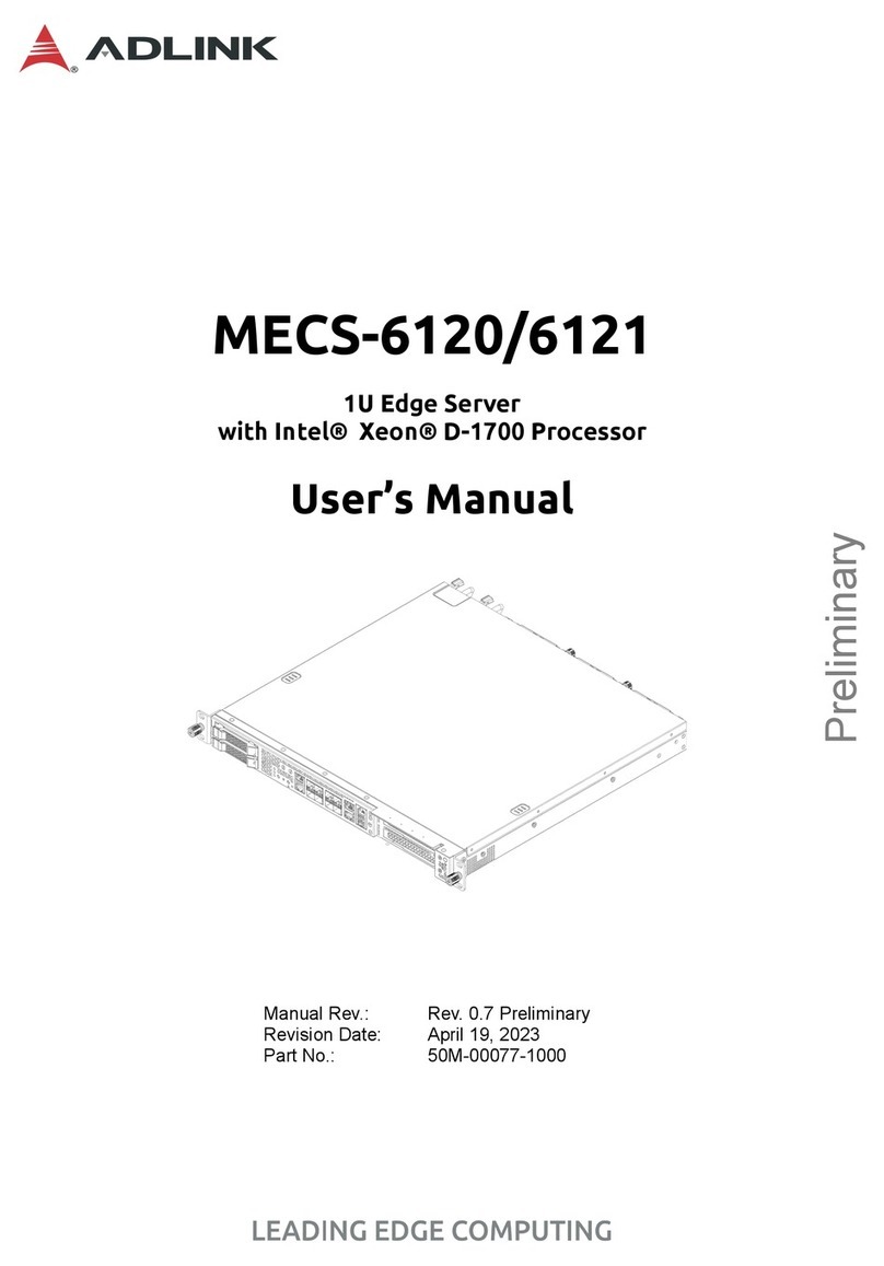 ADLINK Technology MECS-6120 User manual ADLINK Technology MECS-6120 User manual