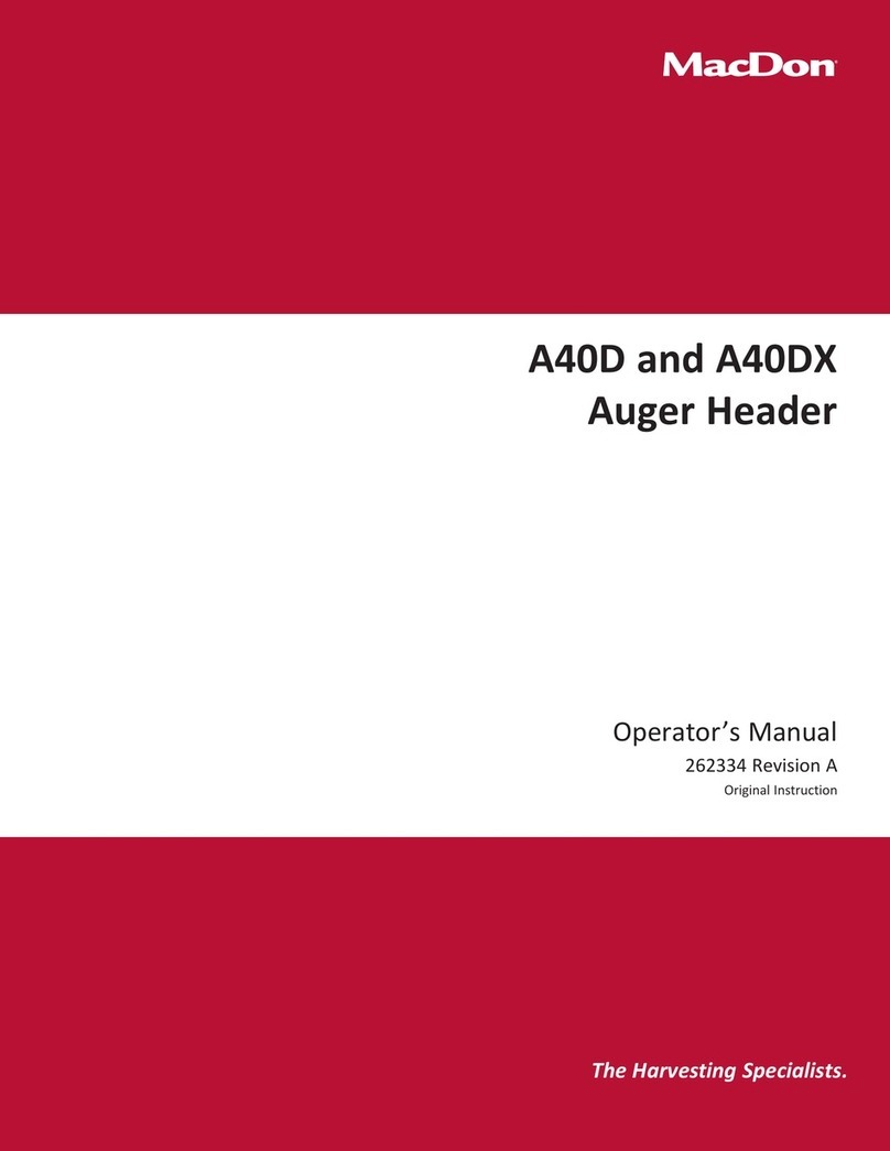 MacDon A40-D Operator's manual