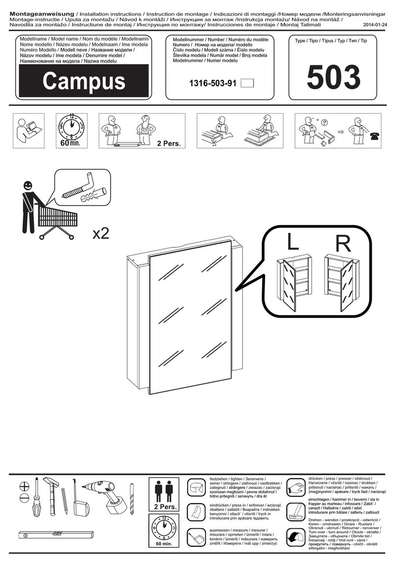 Furnika Campus 503 installation instructions