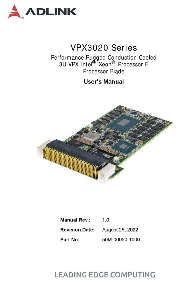 ADLINK Technology VPX3020 Series User manual